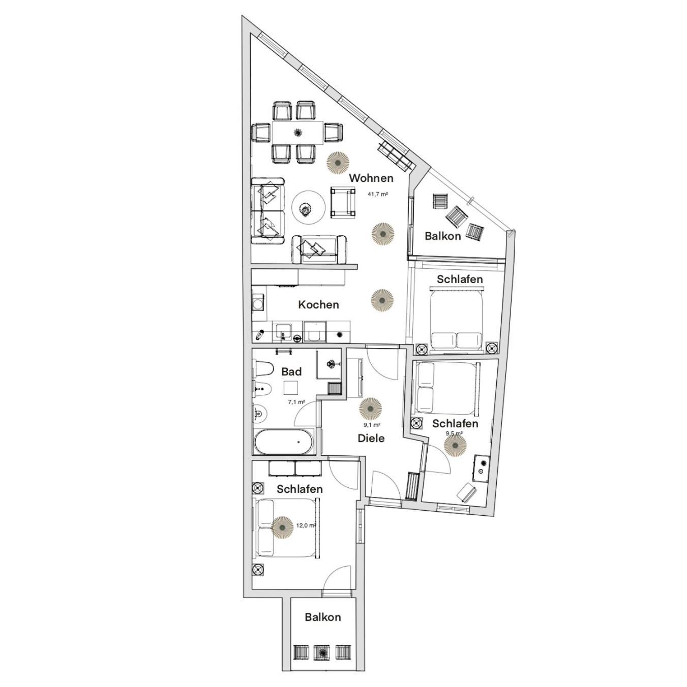 Pineapple Apartments Palais am Neumarkt Dresde Extérieur photo